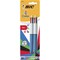 BIC 4-Color Mini Ball Pens, 1.0 mm, Assorted Colors, Pack of 2